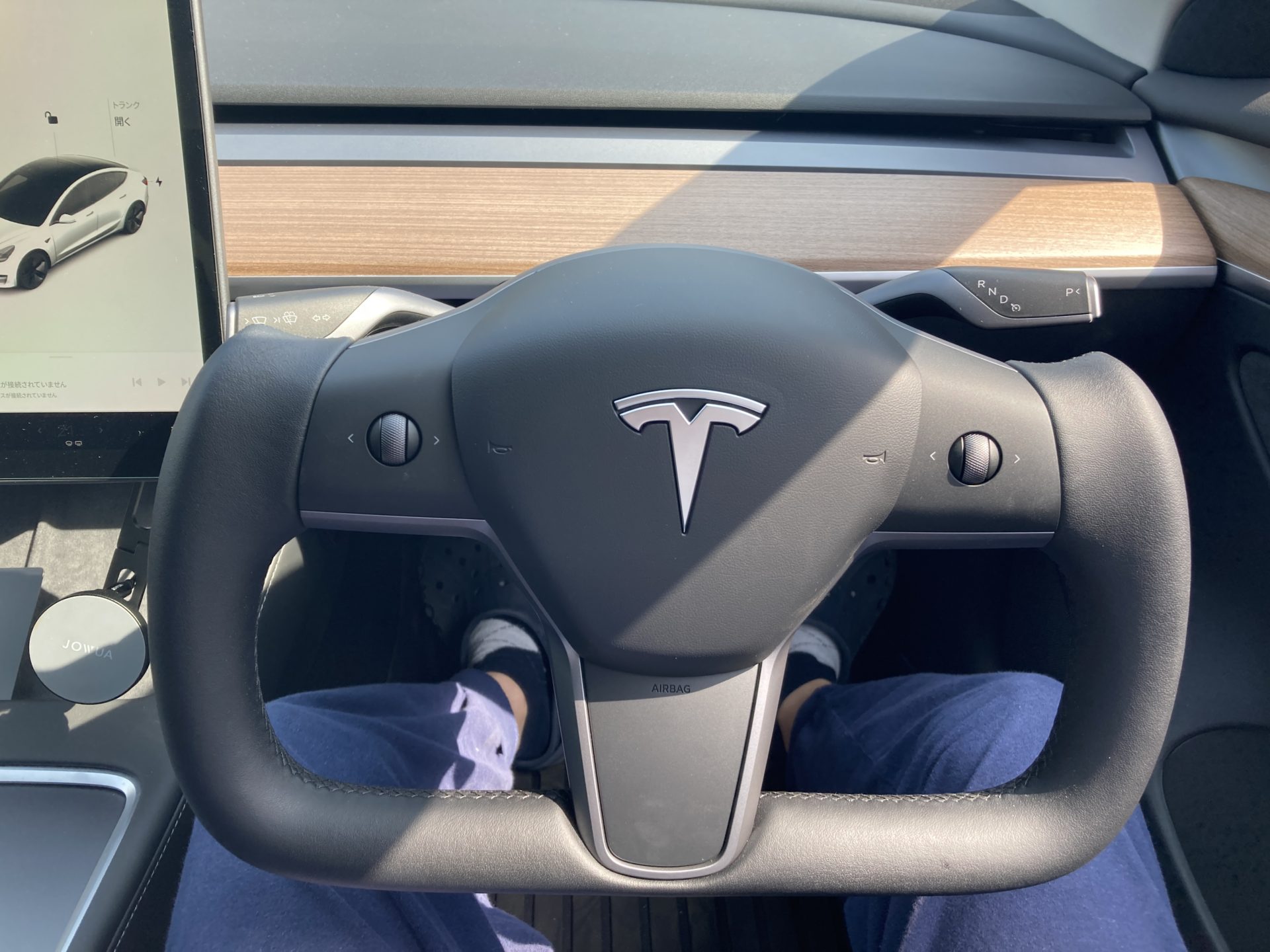 Tesla model3 TBR製ヨークハンドル